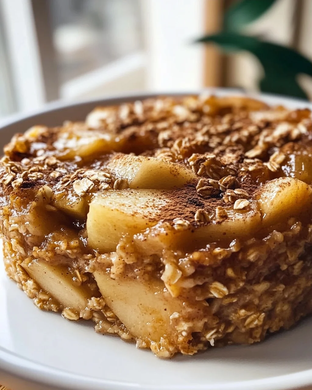 Baked Apple Oat Pudding: Warm, gesund & einfach lecker