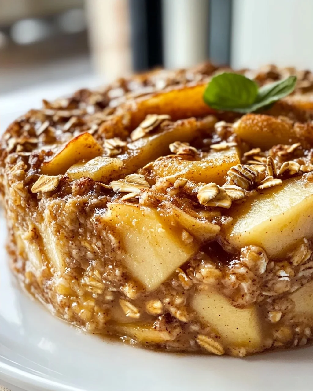 Baked Apple Oat Pudding: Warm, gesund & einfach lecker