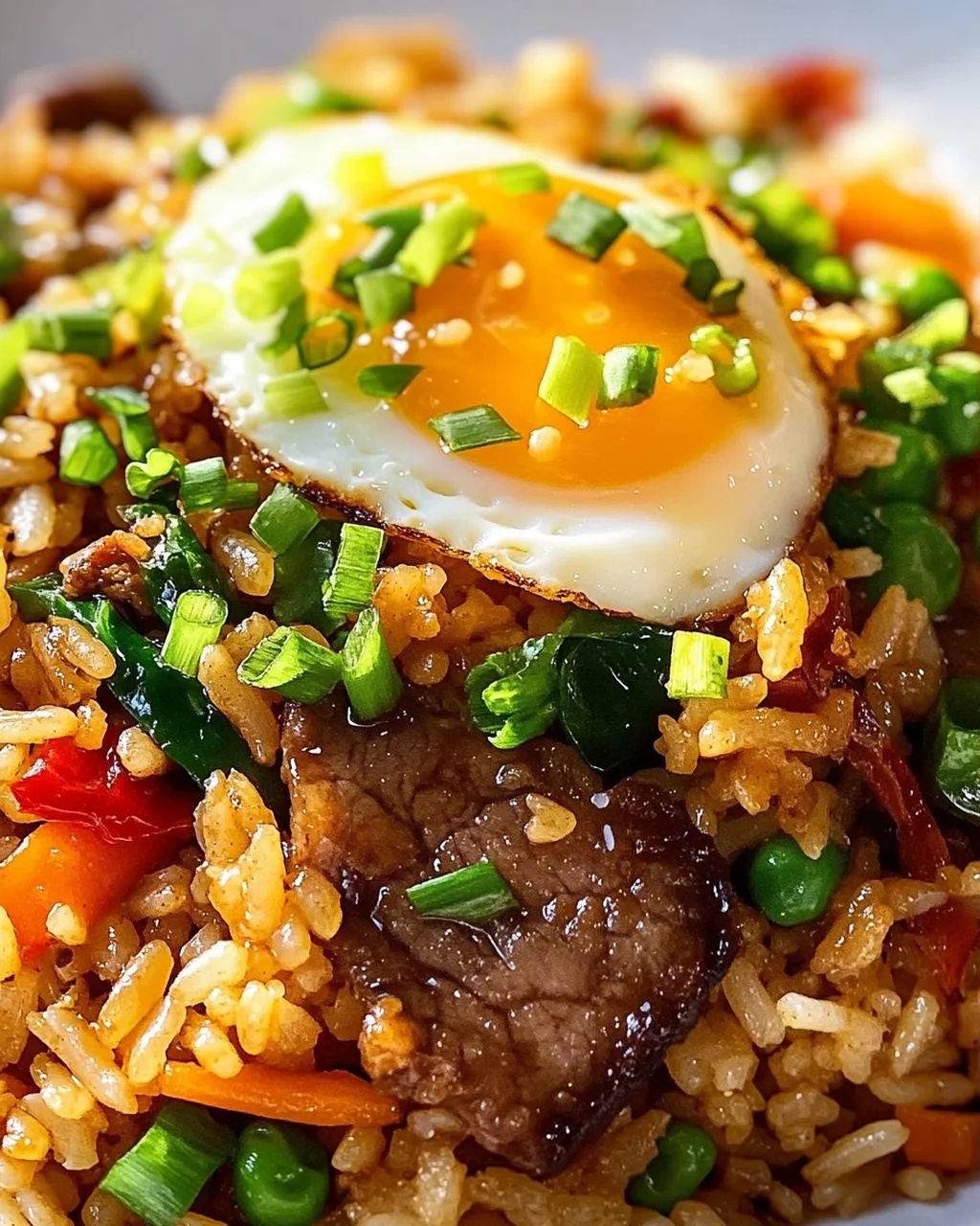 Bestes Teriyaki Fried Rice Rezept mit Ei & Frühlingszwiebeln