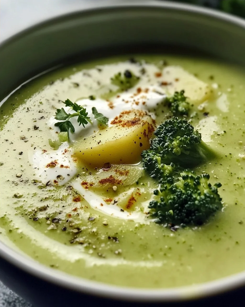 Brokkoli-Kartoffelsuppe