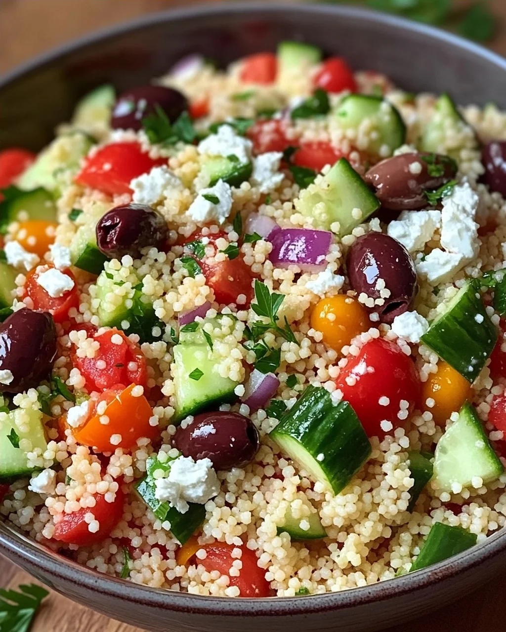 Couscous-Salat mit Feta