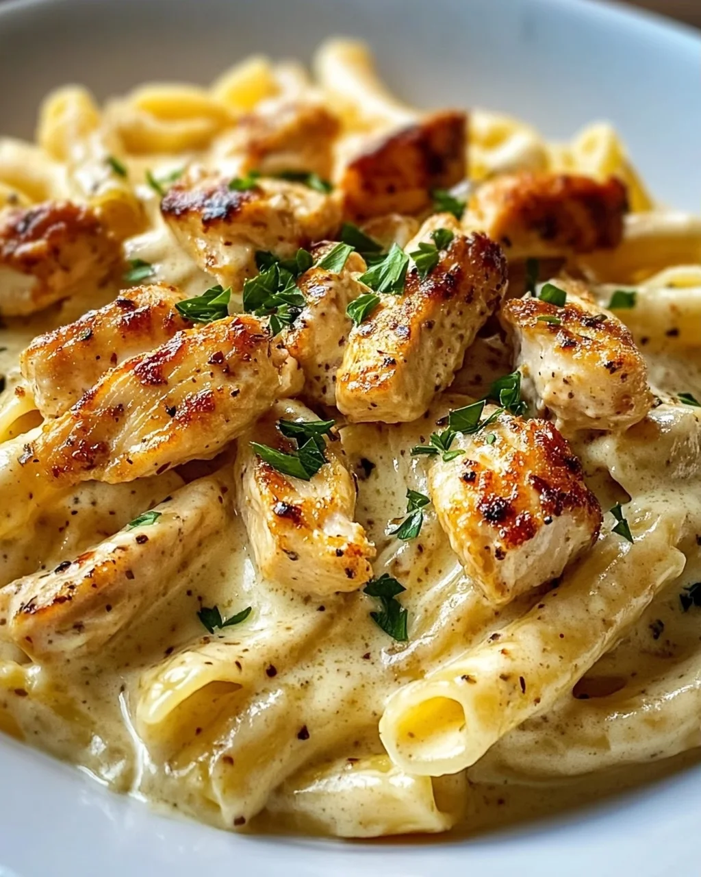 Cremige Hähnchen Alfredo Nudeln – Ultimatives Rezept!