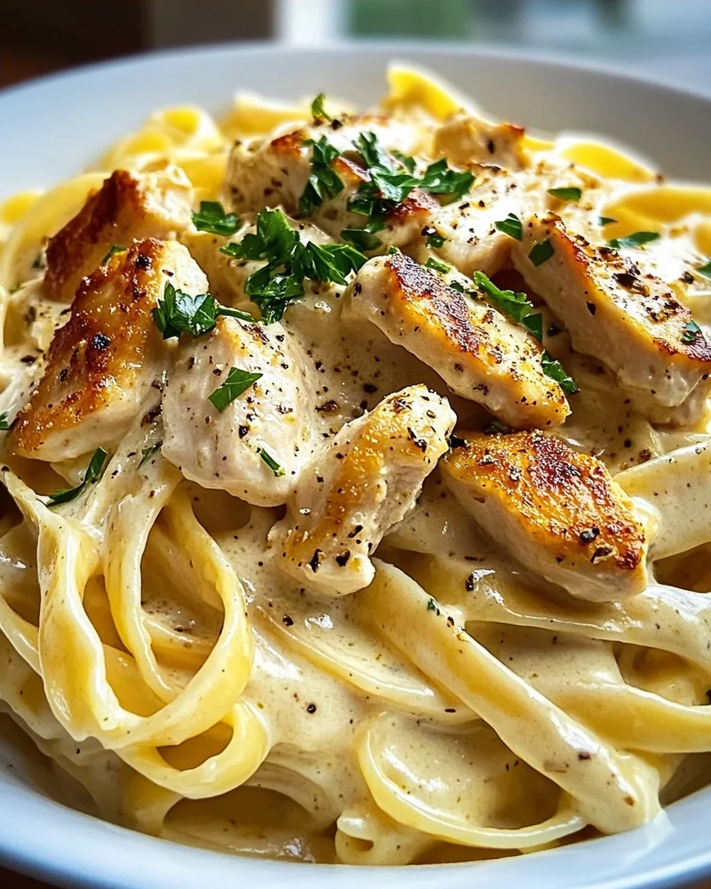 Cremige Hähnchen Alfredo Nudeln – Ultimatives Rezept!
