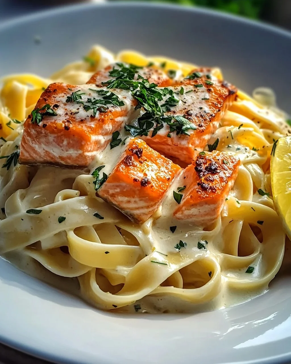 Cremige Lachs Pasta – Schnell & Lecker Abendessen!