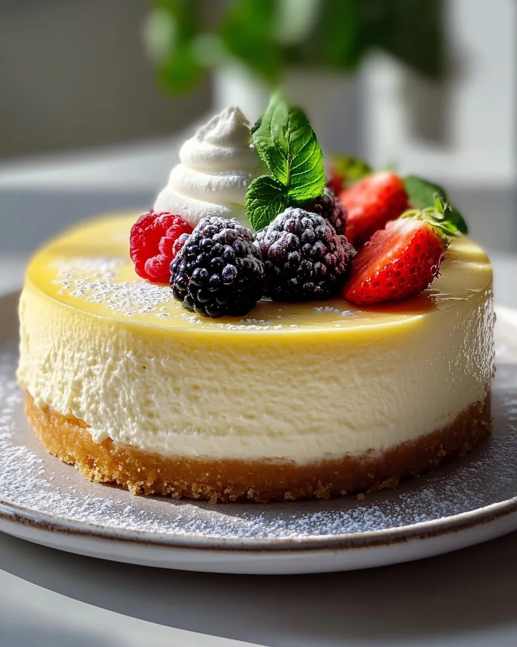 Cremiger Quark-Vanille Cheesecake