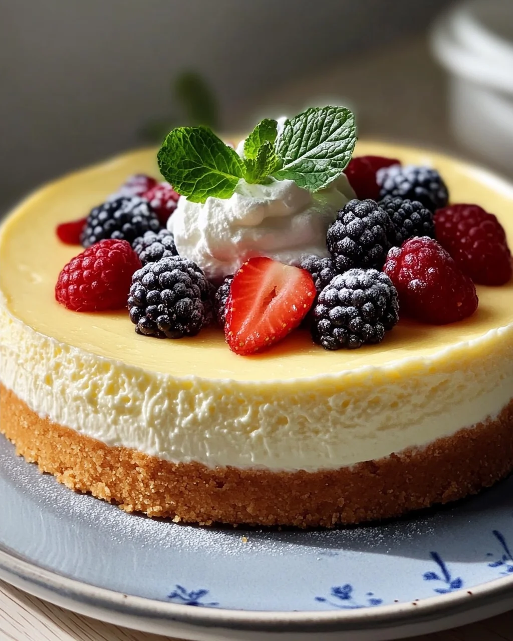Cremiger Quark-Vanille Cheesecake