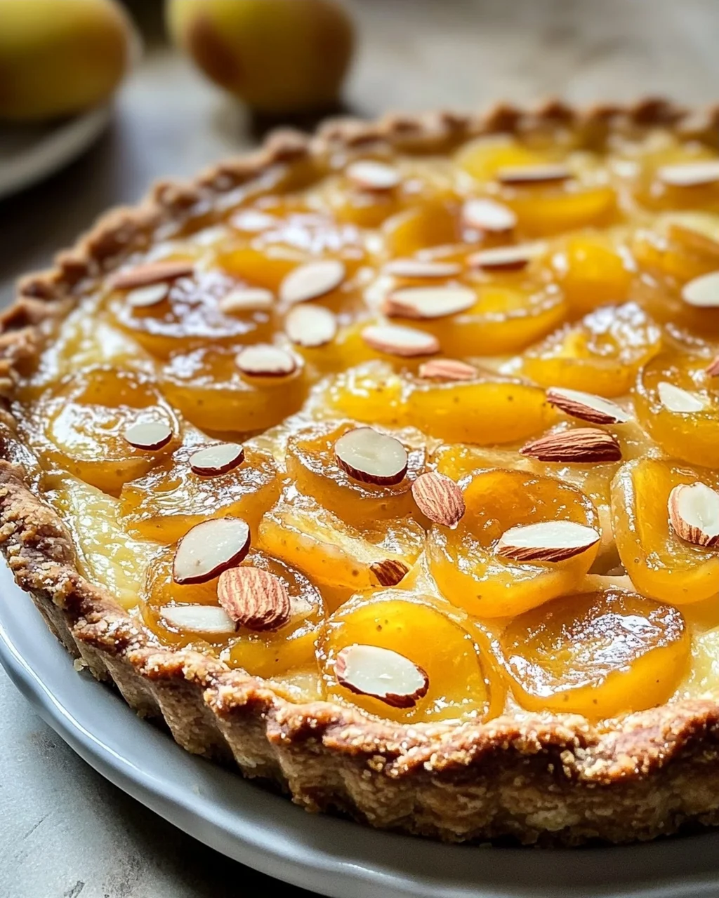 Elsässische Mirabellentarte mit Frangipane