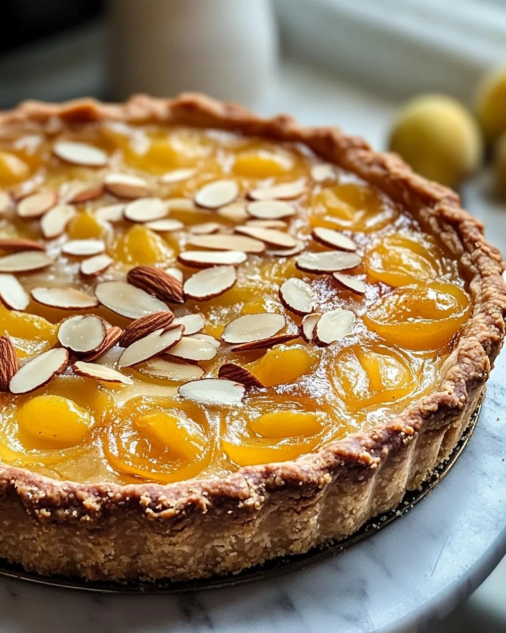 Elsässische Mirabellentarte mit Frangipane