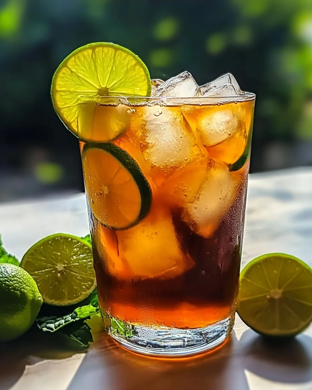 Erfrischender Thai Limetten-Eistee für den Sommer