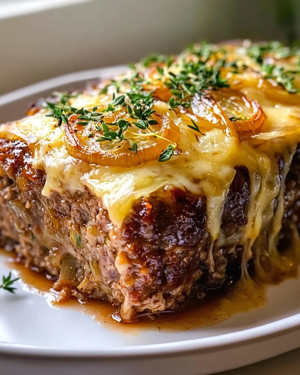 Französischer Zwiebel Hackbraten: So lecker, einfach & genial!