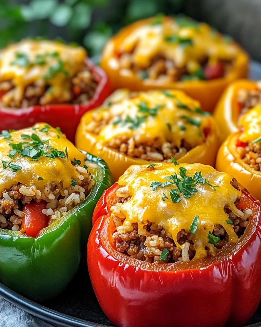 Gefüllte Paprika mit Wurst & Reis – Herzhaft & Lecker!