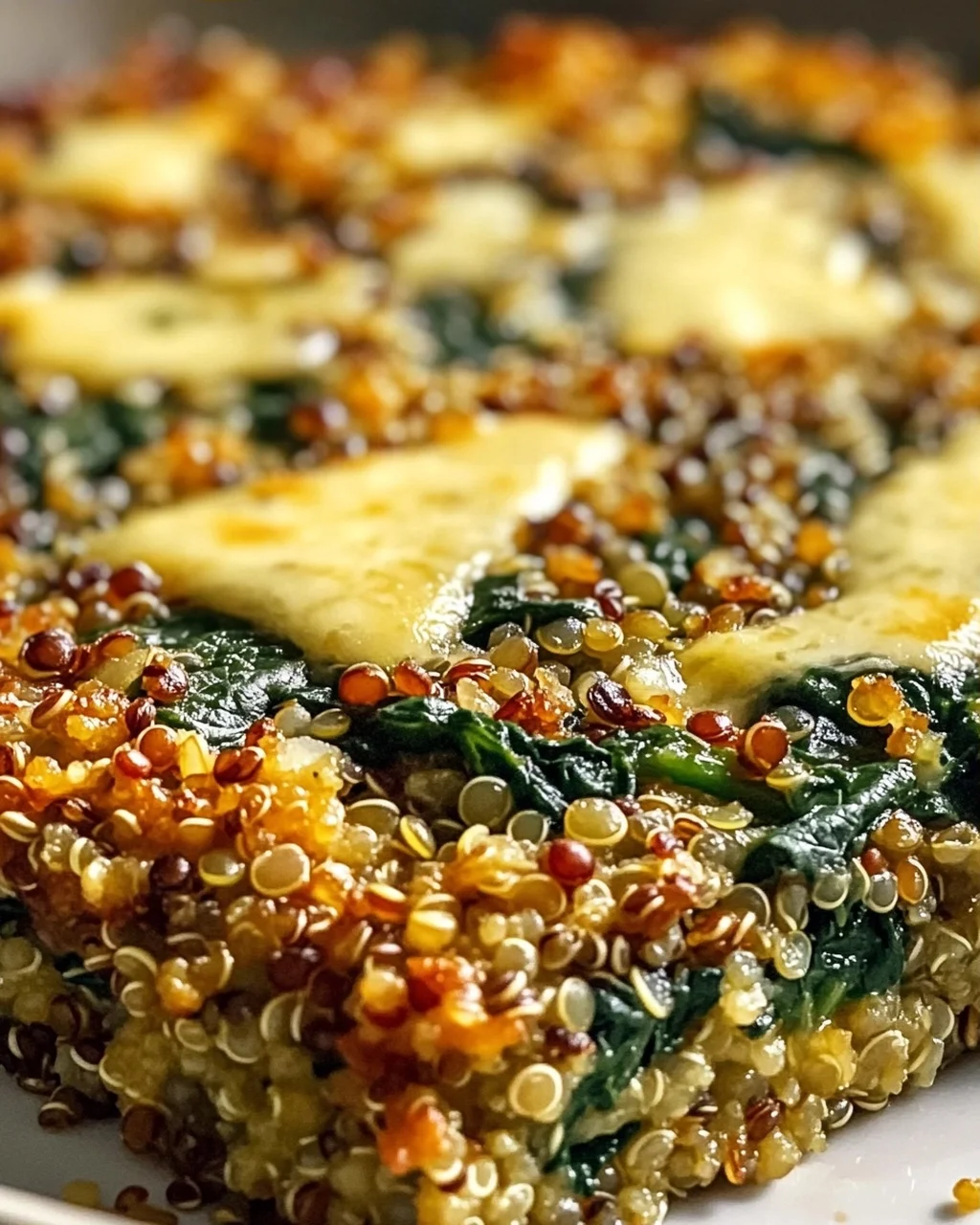 Gesunder Quinoa Linsen Spinat Auflauf – Nahrhaft & Herzhaft!
