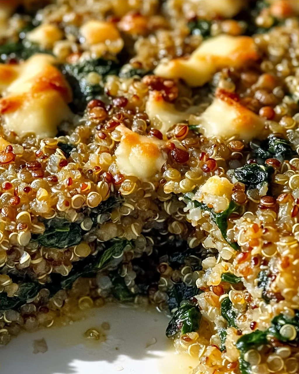 Gesunder Quinoa Linsen Spinat Auflauf – Nahrhaft & Herzhaft!