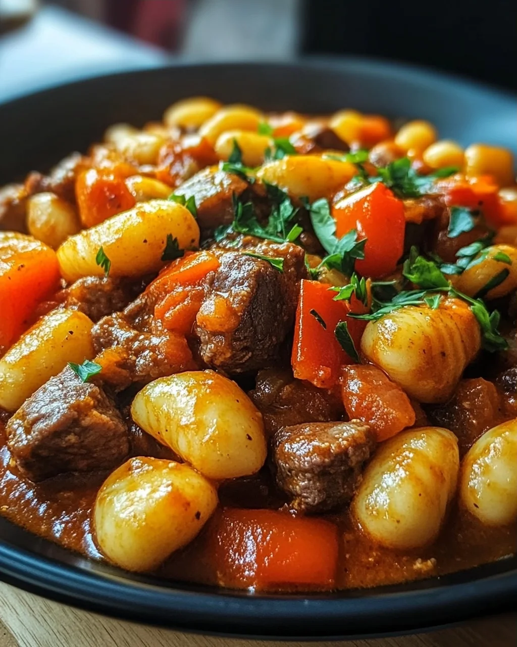 Gnocchi-Gulasch