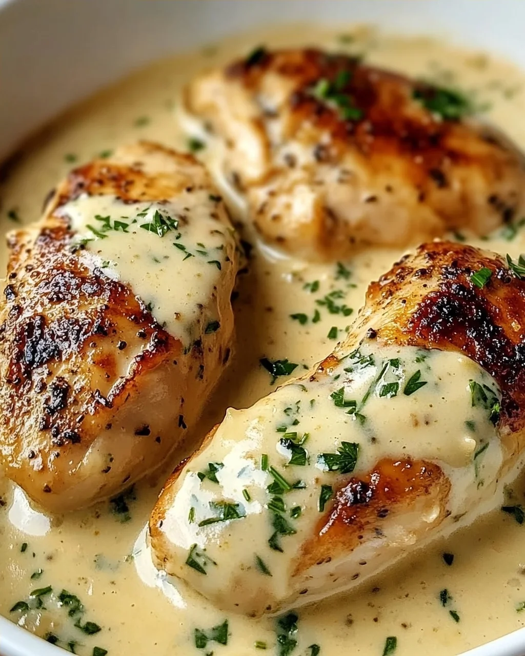 Hähnchen in Frischkäsesauce