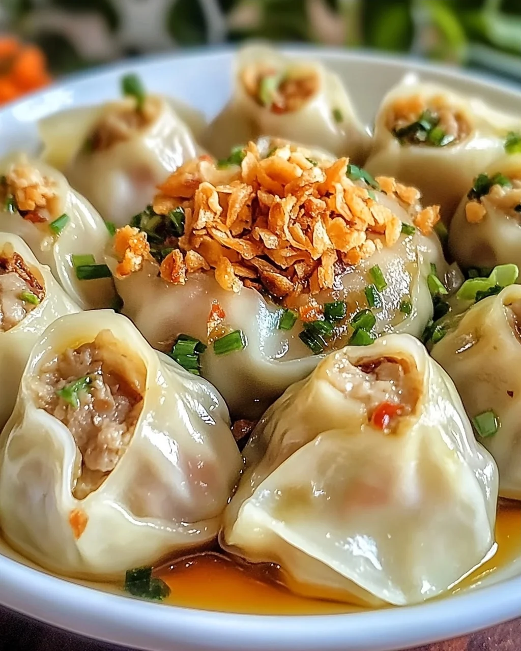 Kanom Jeeb: Einfache Thailändische Teigtaschen Rezept