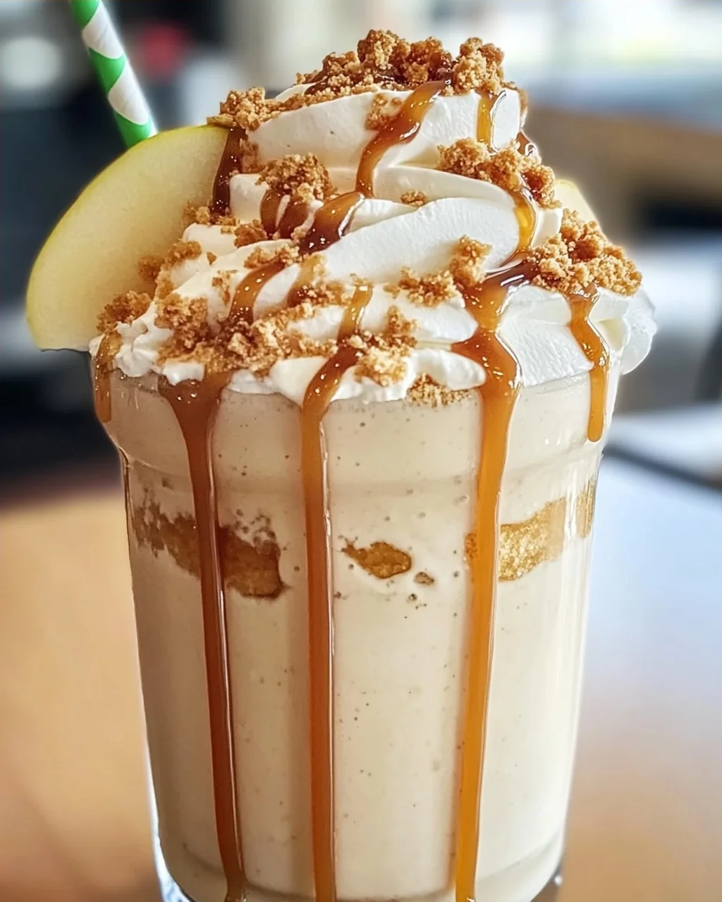 Karamell-Apfel-Pie-Milchshake für den perfekten Genuss