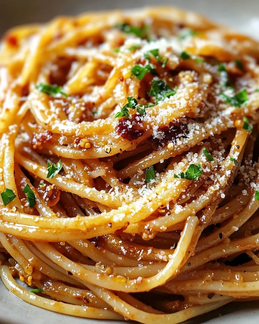 Karamellisierte Zwiebel Pasta mit Chiliöl – Ein Genuss!