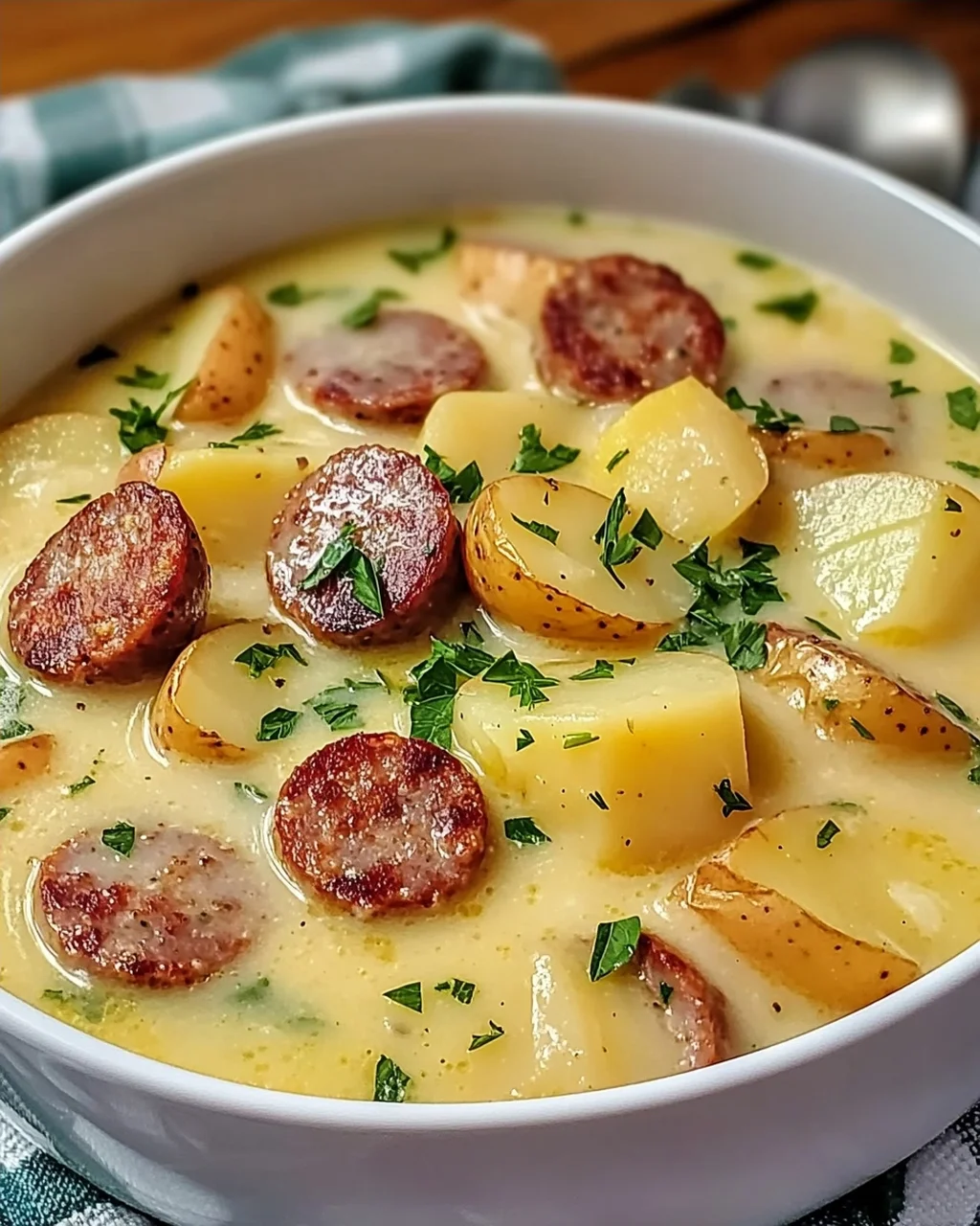 Kartoffelsuppe mit Wurst – Deftiger Genuss für Zuhause