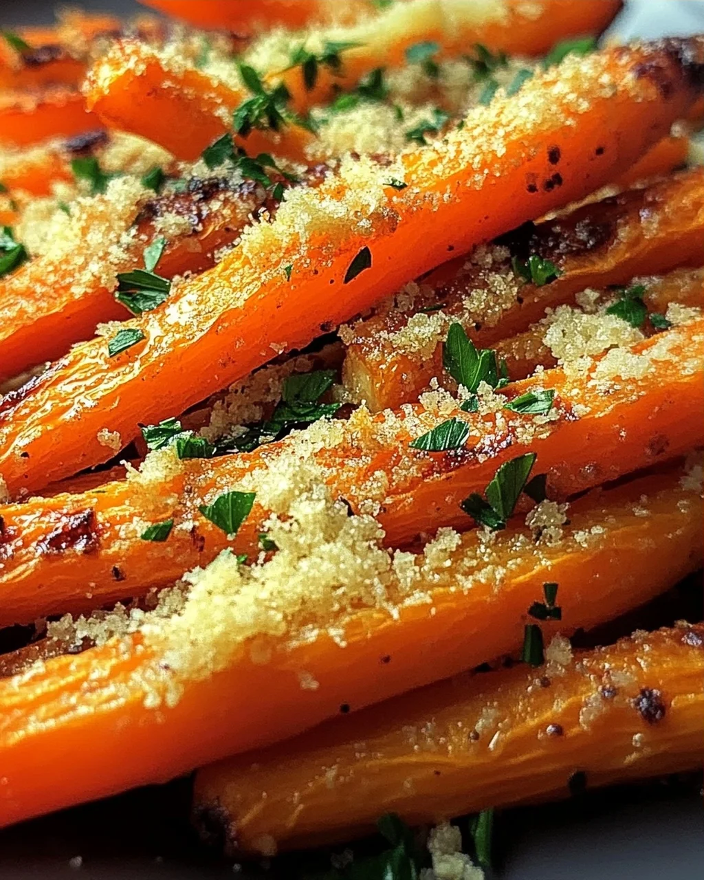 Knoblauch-Parmesan-Ofenkarotten