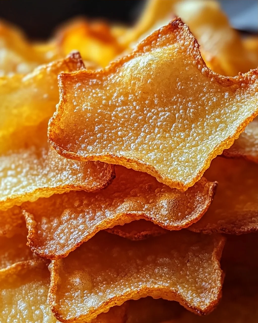 Knusprige Quark-Chips