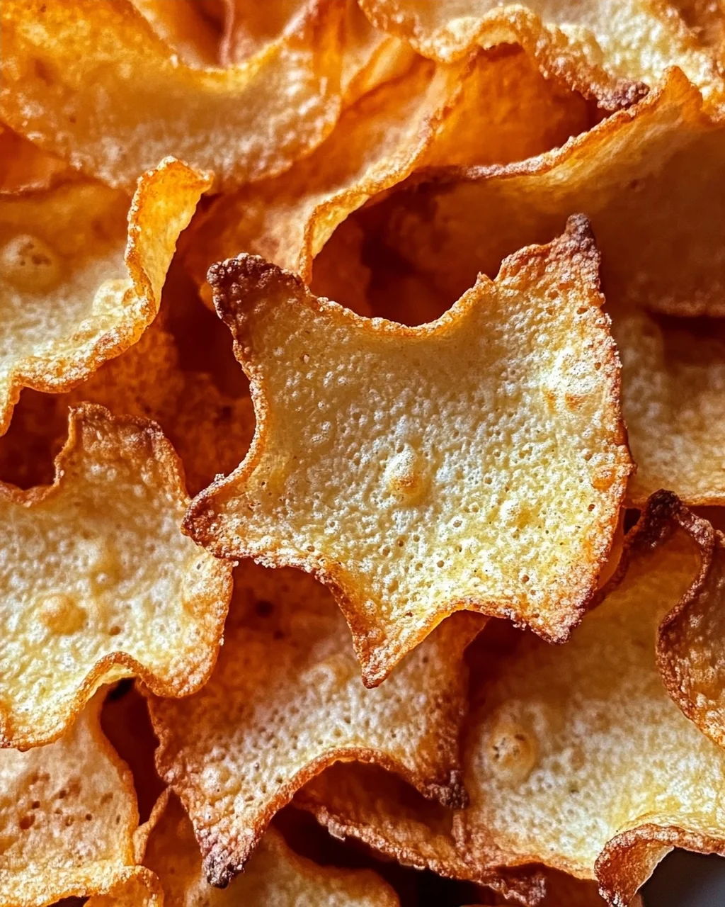 Knusprige Quark-Chips