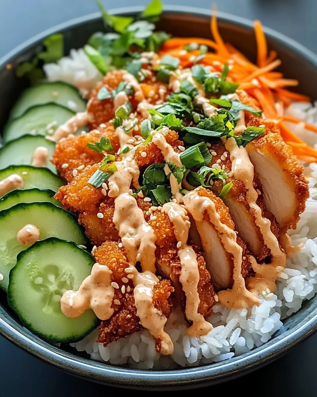 Leckere Bang Bang Chicken Rice Bowl – Dein schnelles Lieblingsgericht!