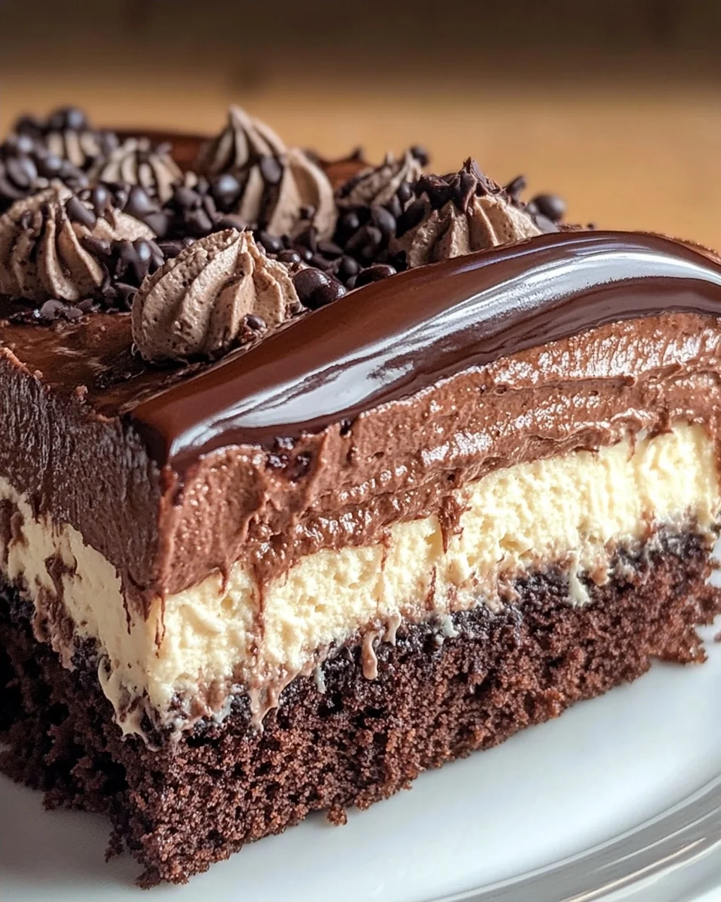 Nuss-Nougat-Torte mit Schokoboden