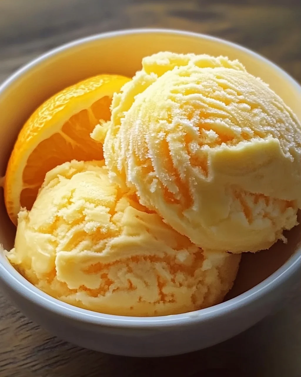 Orangeneis ohne Eismaschine Rezept