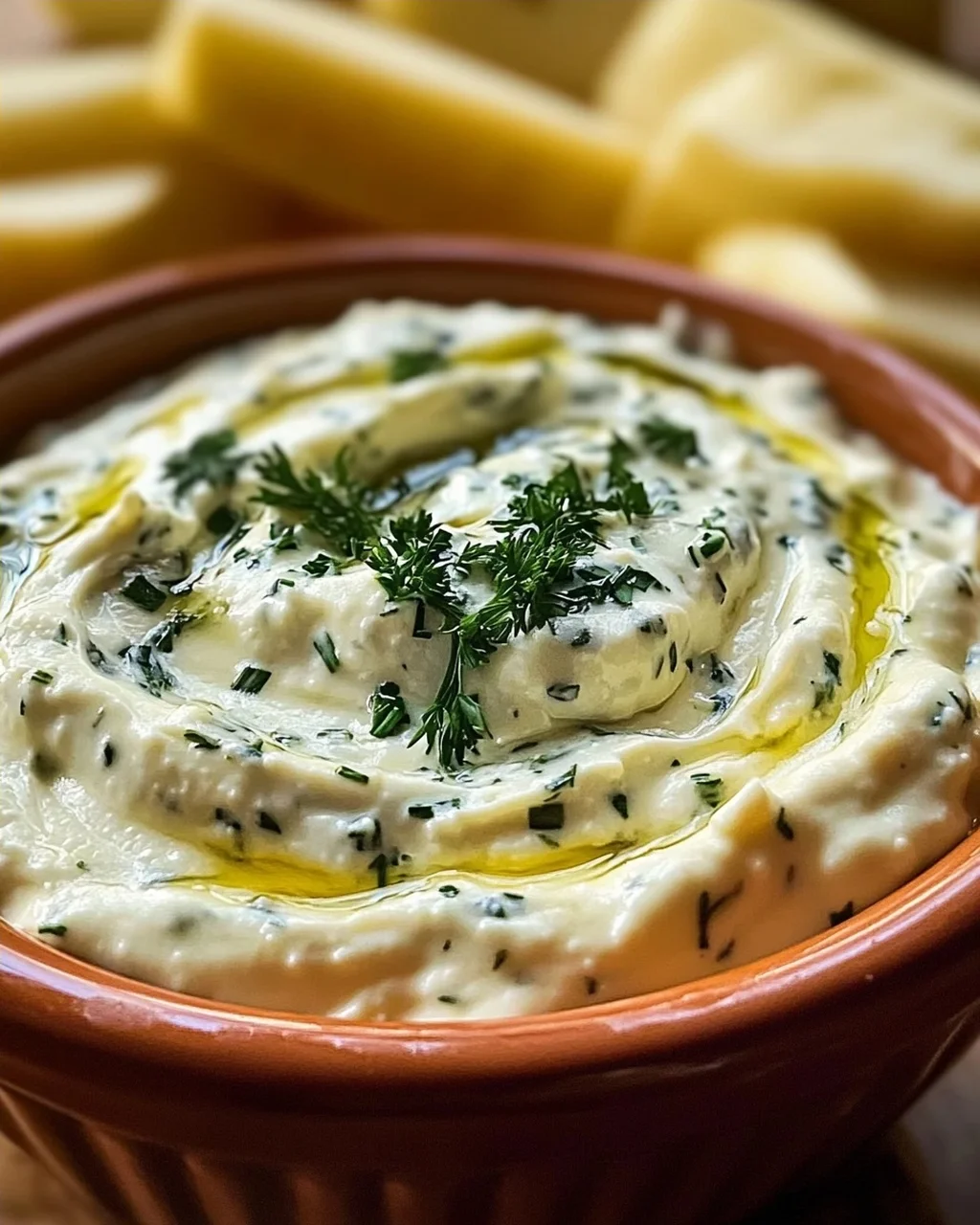 Perfekter Knoblauch-Kräuter-Frischkäse-Dip: Das einfache Rezept