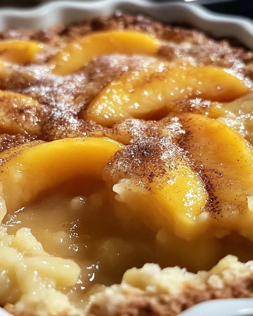 Pfirsich-Cobbler ganz einfach selbst gemacht