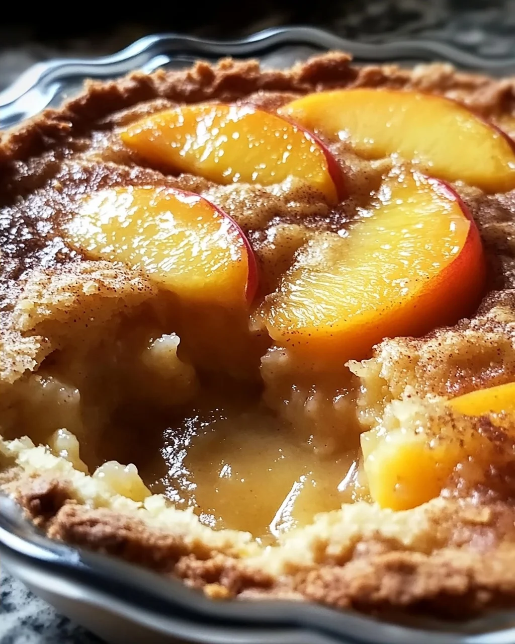 Pfirsich-Cobbler ganz einfach selbst gemacht