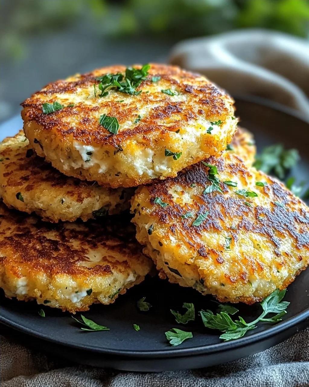 Proteinreiche Hüttenkäsetaler