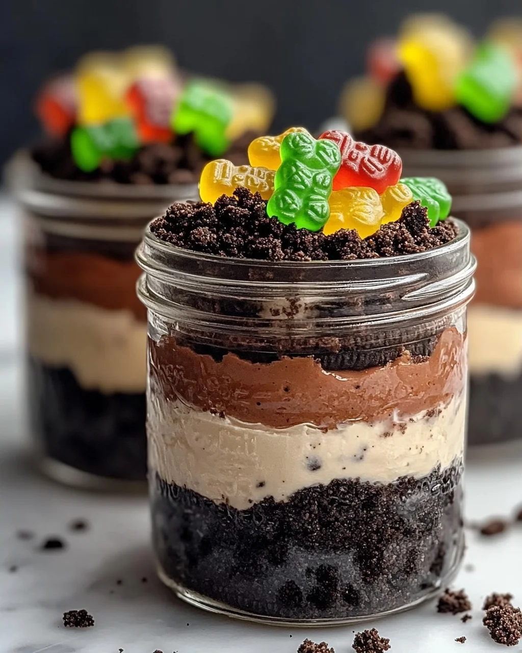 Rezept: Mini Oreo Dirt Cake Jars – Dein schnelles Dessert!