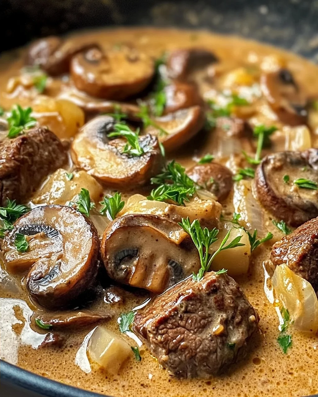 Rinderfilettopf mit Champignons