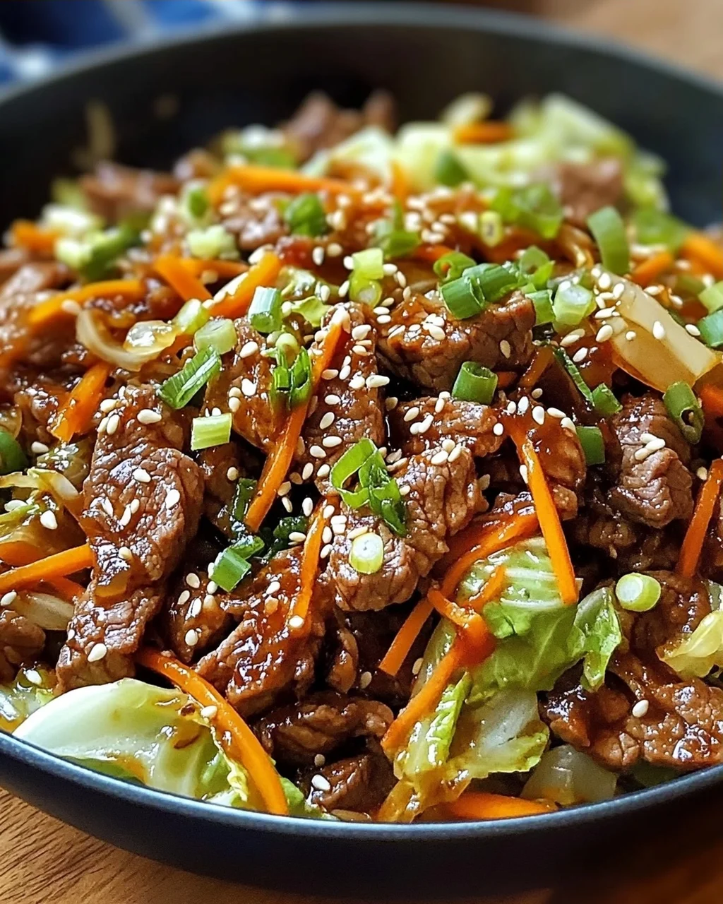 Rinderhackfleisch und Kohl Pfanne in 30 Minuten