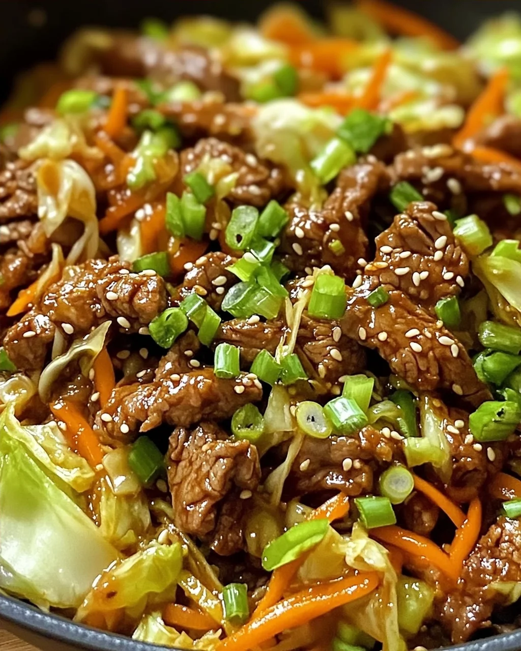 Rinderhackfleisch und Kohl Pfanne in 30 Minuten