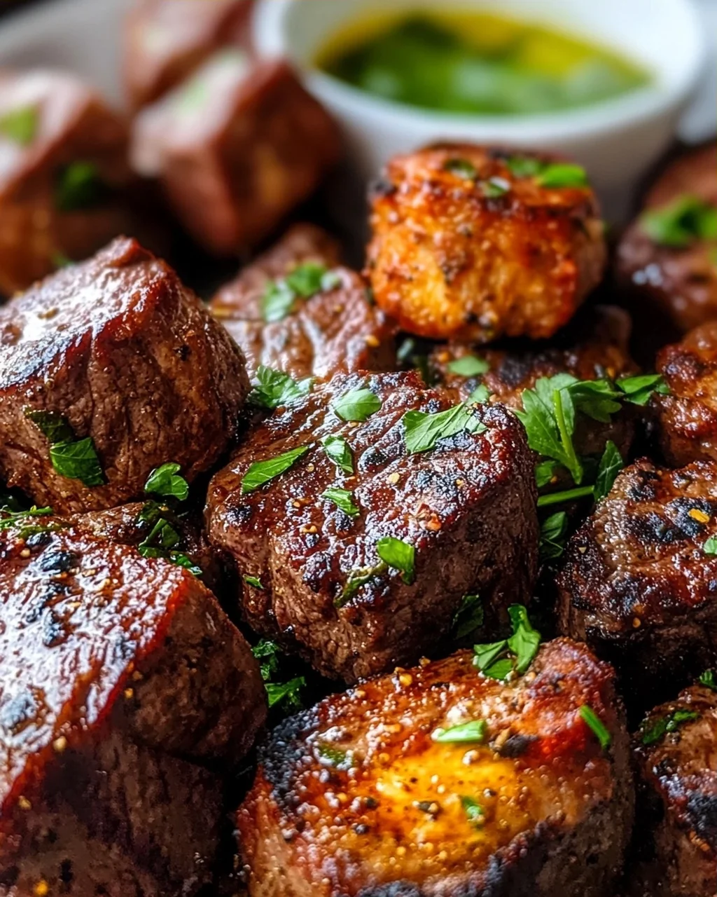 Steak-Häppchen aus der Heißluftfritteuse