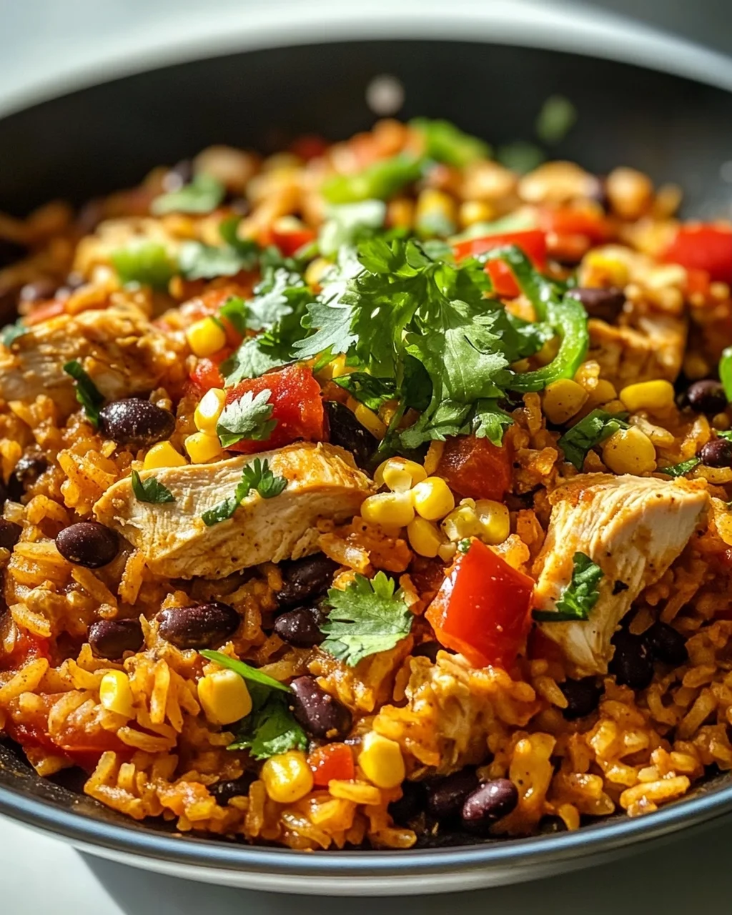 Taco Pfanne mit Huhn und Reis – Schnelles Rezept für Genuss!