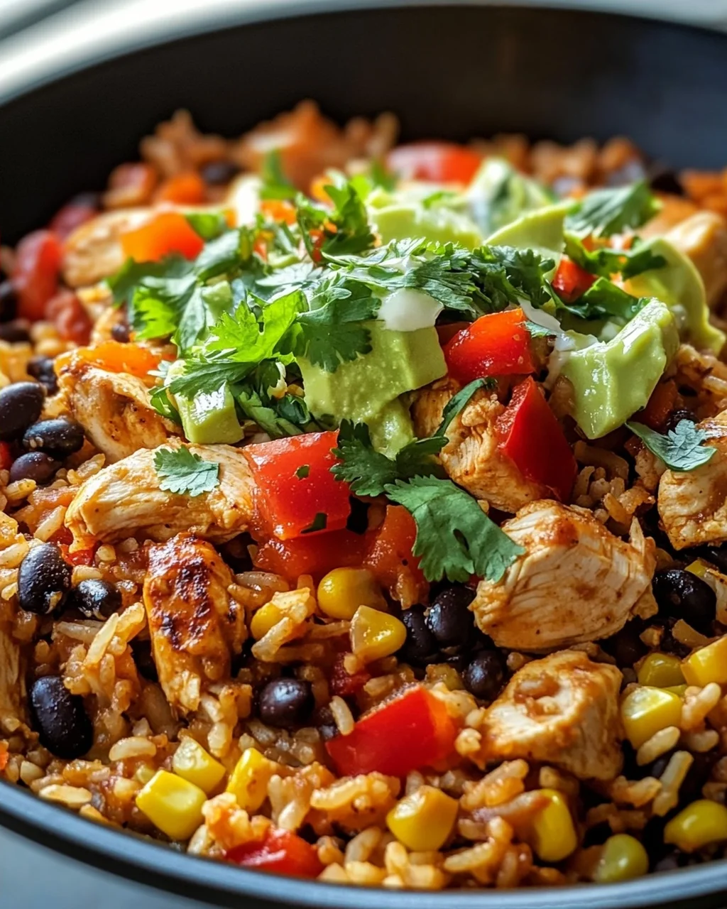Taco Pfanne mit Huhn und Reis – Schnelles Rezept für Genuss!