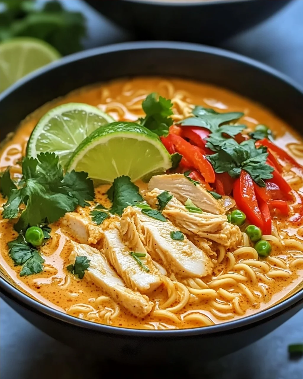 Thai Erdnussbutter Ramen in 40 Minuten zubereiten