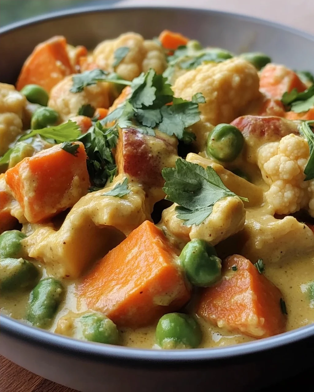 Vegetable Korma with Sweet Potato and Cashew Cream Recipe
