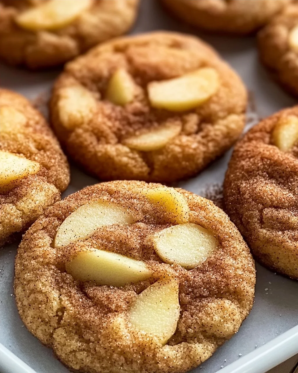 Würzige Apfel-Zimt Snickerdoodle Kekse