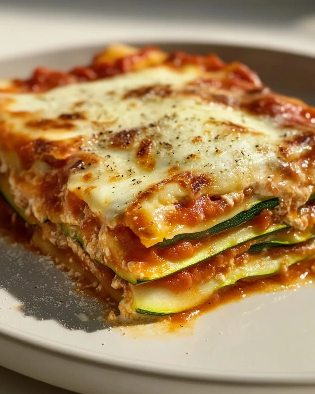 Zucchini Lasagne: Leicht & Lecker mit Tomate & Mozzarella